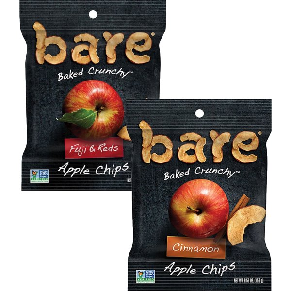 Bare Fruit Apple Chips Variety Flavor .53oz SPECIAL ORDER thumbnail