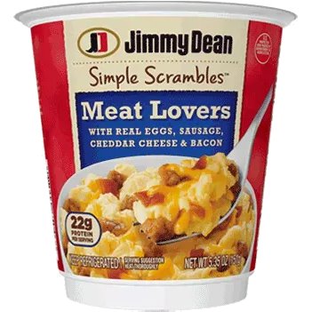 Jimmy Dean Simple Scrambles Meat Lovers 5.35 oz thumbnail