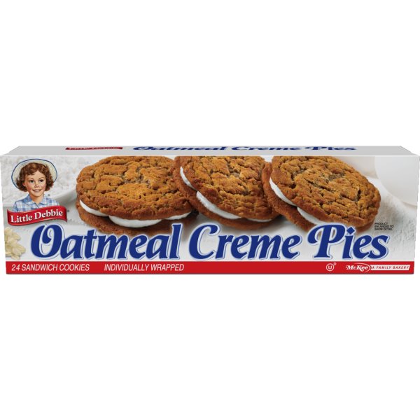Little Debbie Oatmeal Cream Pie 2.6oz 24ct Box thumbnail