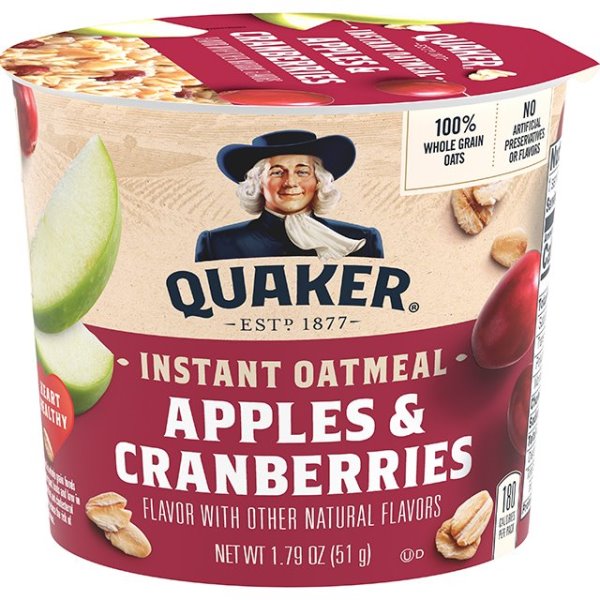 Quaker Oatmeal Apple & Cranberries thumbnail