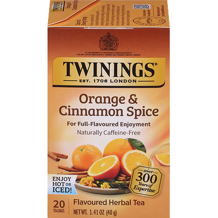 Twinings Orange & Cinnamon Spice Tea Bags 25ct thumbnail