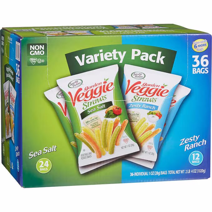 Veggie Straws Variety Pack 1oz 36ct thumbnail