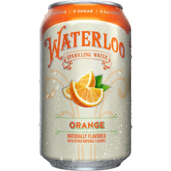 Waterloo Orange Sparkling Water 12oz thumbnail