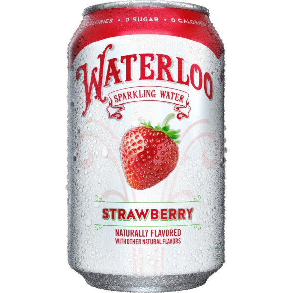 Waterloo Strawberry Sparkling Water 12oz thumbnail