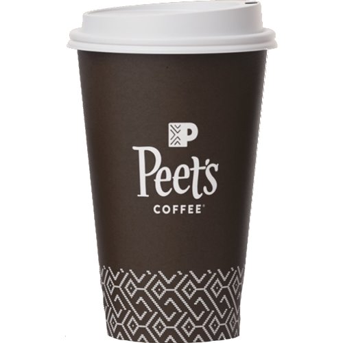 16oz Peets Coffee Hot Cups 50ct thumbnail
