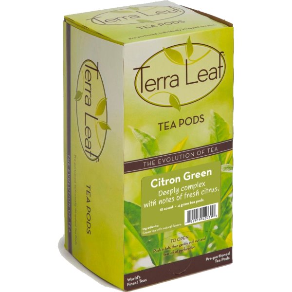 Terra Leaf Tea Citron Green Pods 18ct thumbnail