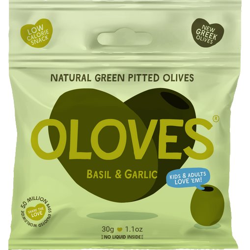 Poshi Olives Basil Garlic 1.1oz thumbnail