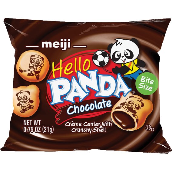 Meiji Panda Chocolate Creme Cookies 2.1oz thumbnail