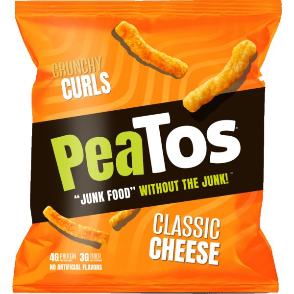 Peatos Classic Cheese Crunchy Curls 1oz thumbnail