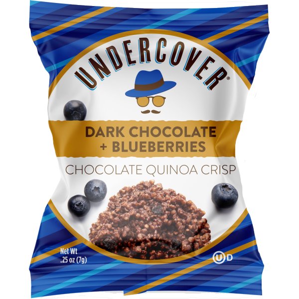 Undercover Quinoa Dark Chocolate Blueberry 0.3oz 125ct thumbnail