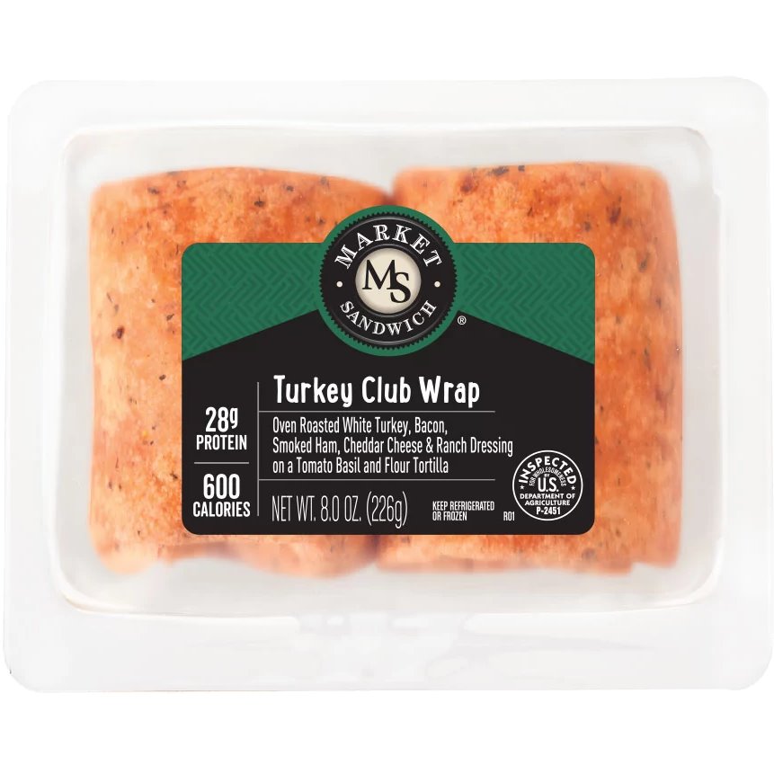 Market Sandwich Turkey Club Wrap 8oz thumbnail