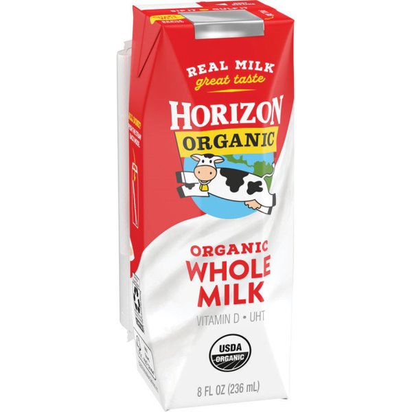 Horizon Organic Whole Milk 8oz thumbnail