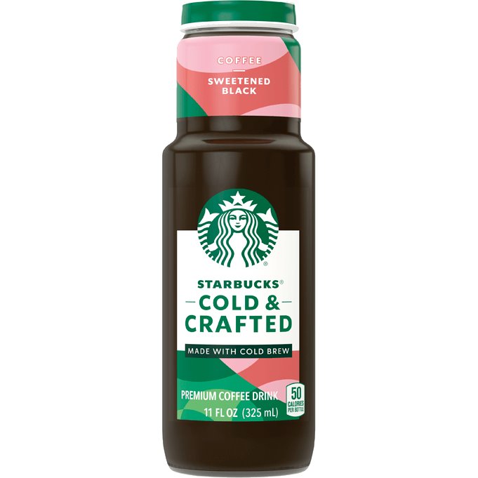 Starbucks Cold & Crafted Sweetened Black 11oz thumbnail