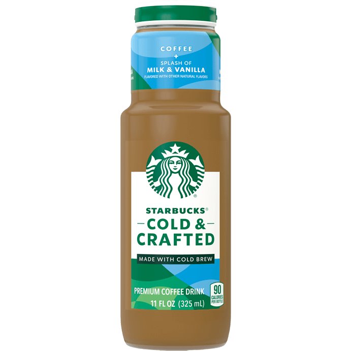 Starbucks Cold & Crafted Splash Of Milk & Vanilla 11oz – Allegro 