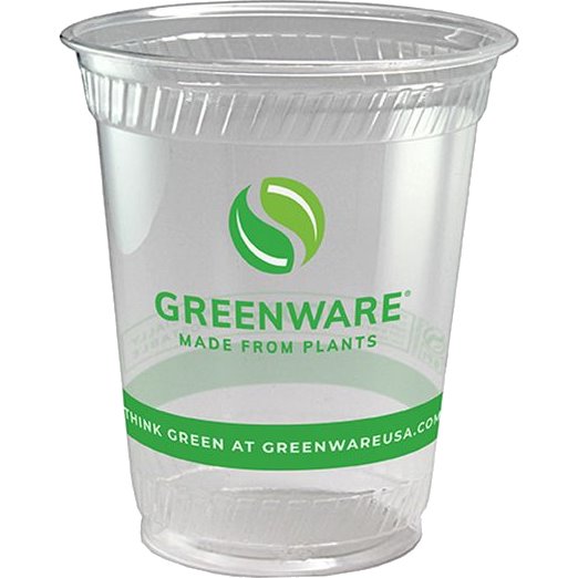 16oz Greenware Eco Cups Clear 50ct thumbnail