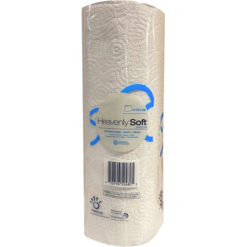Heavenly Soft White Household Paper Towel 410136 1ct thumbnail