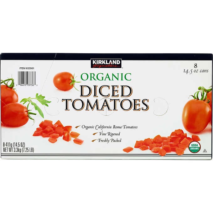 Kirkland Diced Tomatoes 14.5oz 8ct thumbnail
