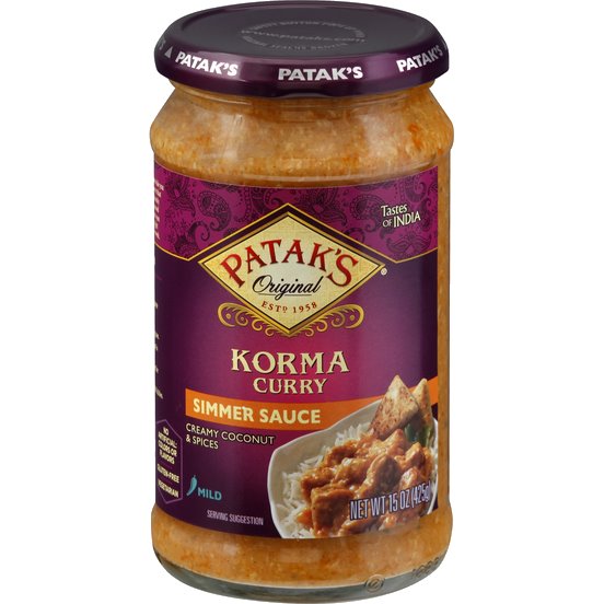Korma Curry Sauce 15oz Jar thumbnail