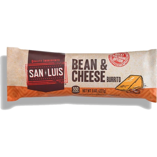 San Luis Bean Cheese Vegetarian Burrito 8oz thumbnail