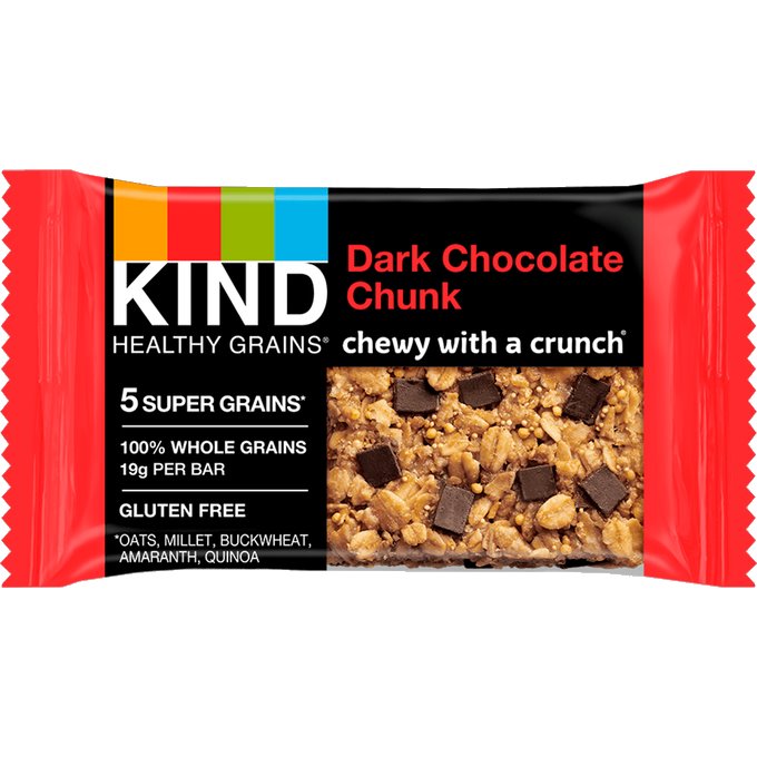 Kind Bar Healthy Grains Dark Chocolate Chunk 1.2oz thumbnail