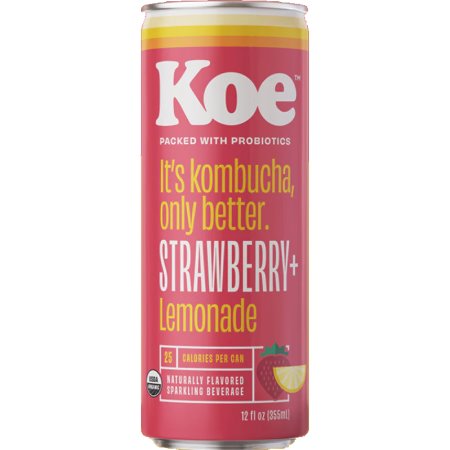KOE Kombucha Strawberry Lemonade thumbnail