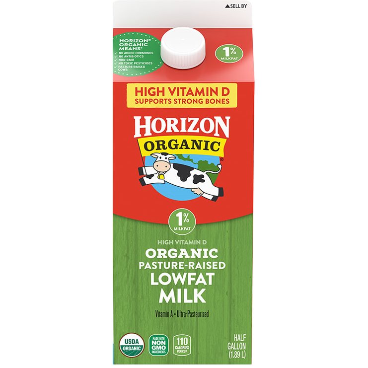 Horizon Organic Fat Free Milk 0.5gal thumbnail