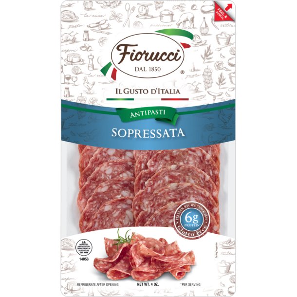 Fiorucci Sopressata Salami 4oz – Americraft Coffee and Tea Company