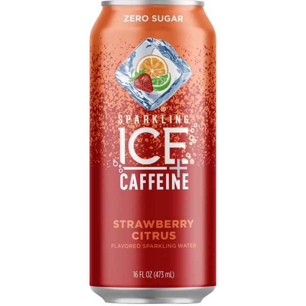 Sparkling Ice Caffeine Strawberry Citrus 16oz thumbnail
