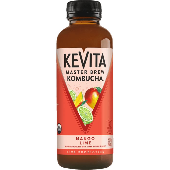 Kevita Master Brew Kombucha Mango Lime 15.2oz thumbnail