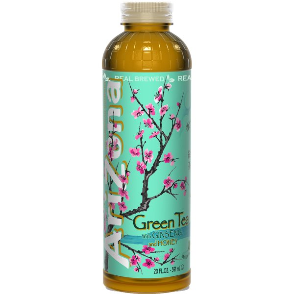 Arizona Green Tea Ginseng Honey 20oz Bottle thumbnail