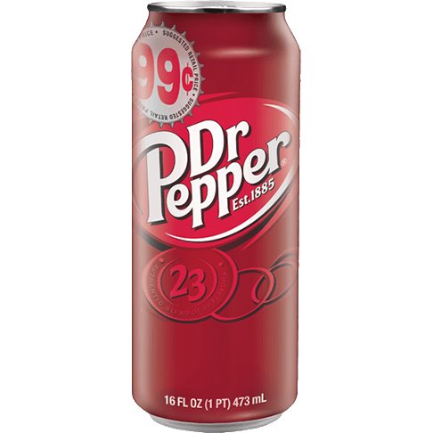 Dr. Pepper Can 16oz thumbnail