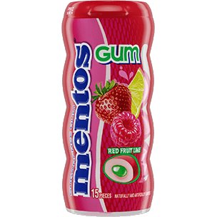 Mentos Gum Red Fruit Lime 15pcs thumbnail