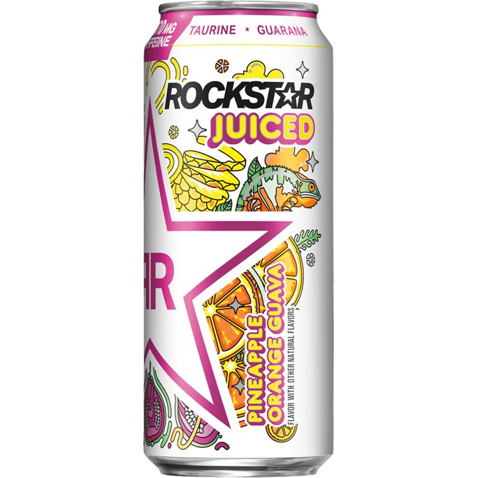 Rockstar Juiced Pineapple Orange Guava 16oz thumbnail