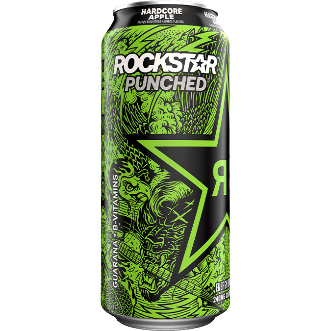 Rockstar Punched Hardcore Apple 16oz thumbnail