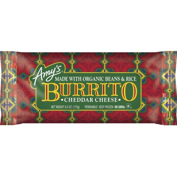 Amy's Burrito Bean n Cheese 6oz thumbnail