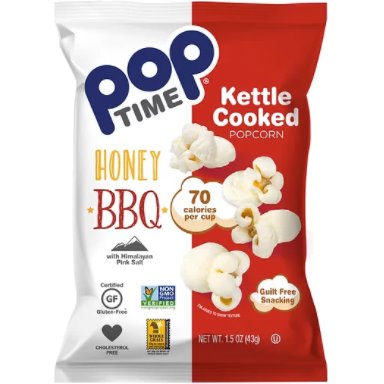 Pop Time Honey BBQ Popcorn 1.5oz thumbnail