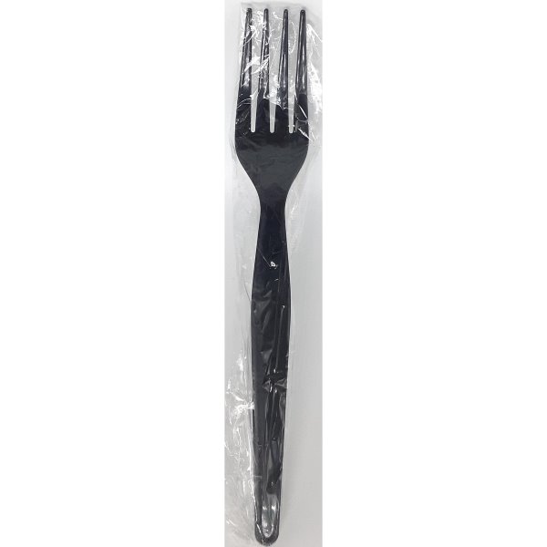 Victoria Bay Heavy Weight Wrapped Black Forks 1000ct thumbnail