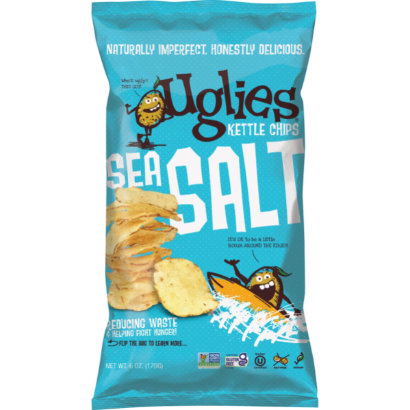 Uglies Kettle Chips Sea Salt 1oz 32ct thumbnail