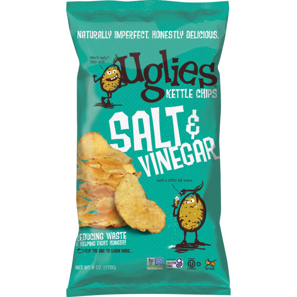 Uglies Kettle Chips Sea Salt & Vinegar 1oz 32ct thumbnail
