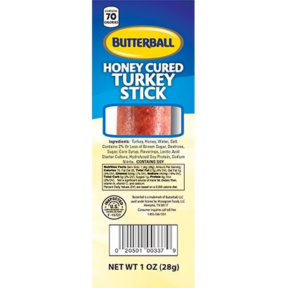 Butterball Honey Turkey Stick 1.1oz thumbnail