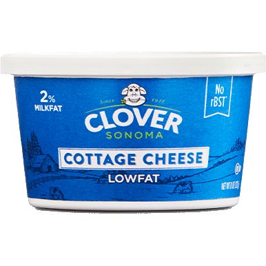 Clover Cottage Cheese Low-Fat 8oz thumbnail