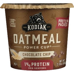 Kodiak Cakes Chocolate Chip Oatmeal Power Cup 2.12oz thumbnail