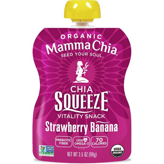 Mamma Chia Strawberry Banana Squeeze 3.5oz thumbnail