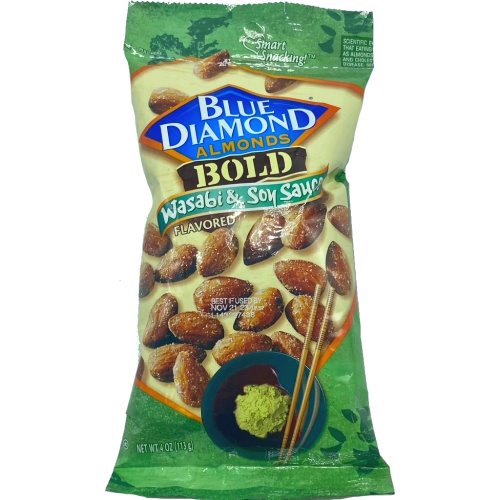 Blue Diamond Wasabi & Soy Sauce Almonds 4oz thumbnail