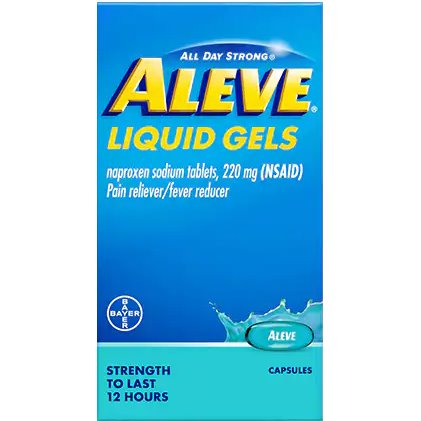 Aleve Pain Reliever Tablets 60ct Packet thumbnail