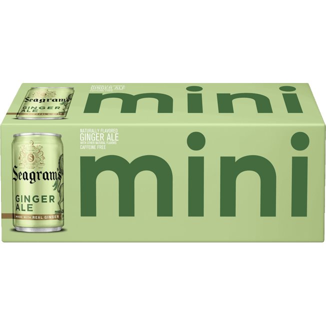 Seagrams Ginger Ale 7.5oz Can thumbnail