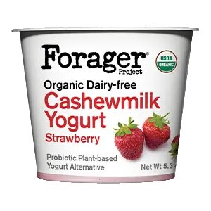 Forager Yogurt Strawberry Cashew Milk 5.3oz thumbnail