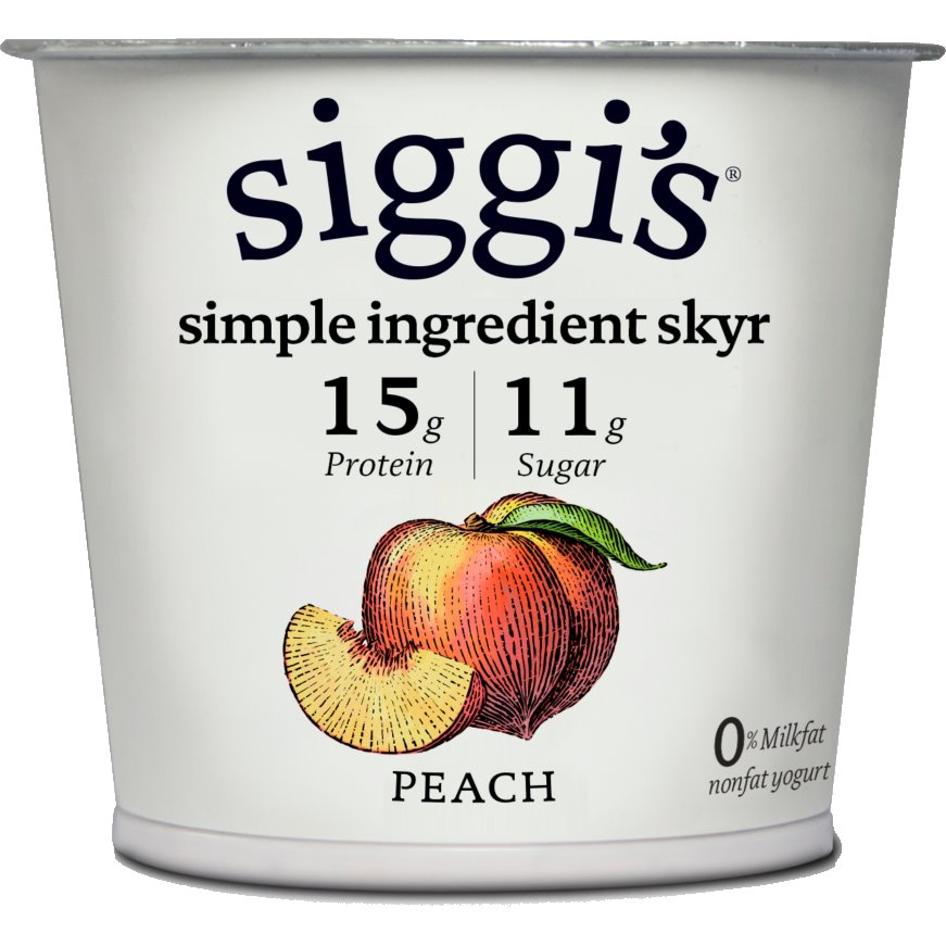 Siggi's 0% Peach Yogurt 12ct thumbnail