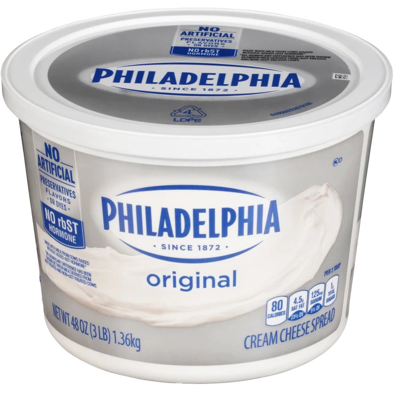 Philadelphia Cream Cheese Plain 3lb *SPEC ORDER* thumbnail