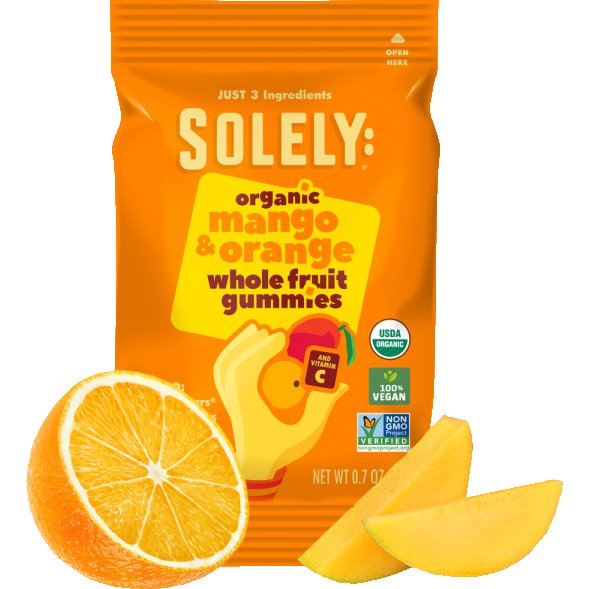 Solely Orange & Mango Whole Fruit Gummies thumbnail